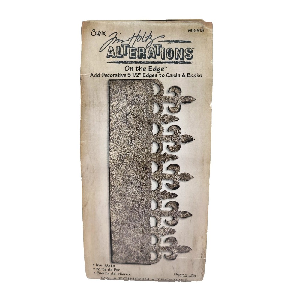 Sizzix‎ Tim Holtz Alterations On The Edge Iron Gate 656918